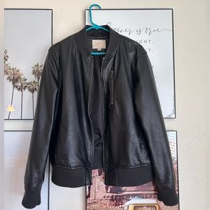 Target A New Day Black Leather Jacket